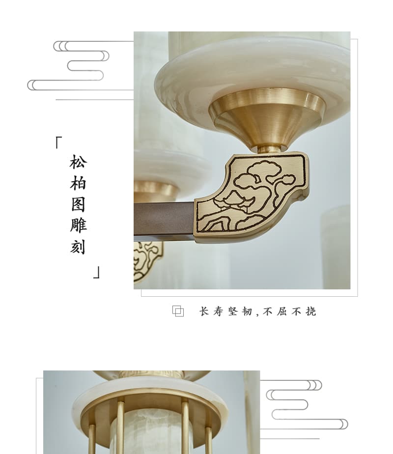 AQ-8320 chụp đèn ngọc nhỏ