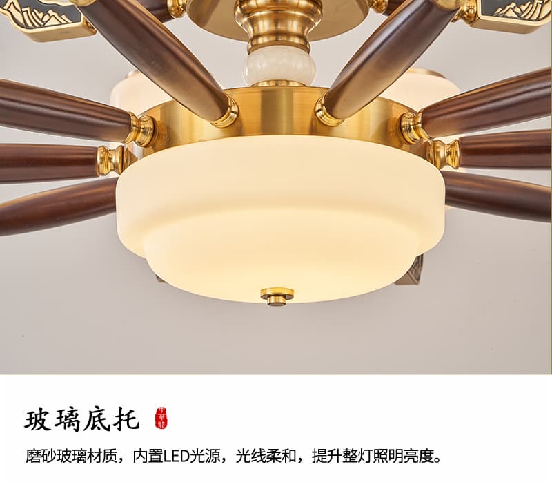 Bình minh phương Đông B - đồng + gỗ mộc đen