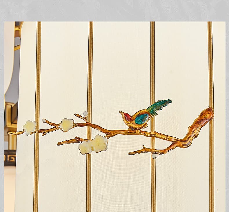 Iron Art Chandelier-Zinc Alloy + Glass Lampshade