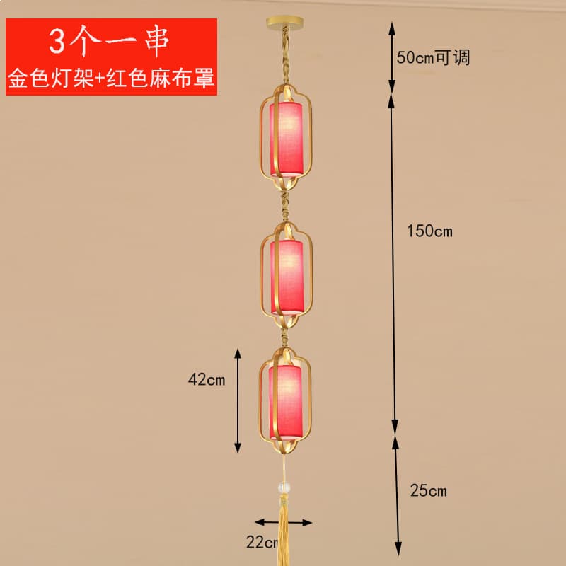 3 chuỗi đỏ + vàng