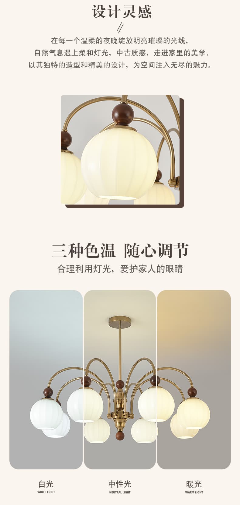 Vintage na Pendant Light LSY-3620