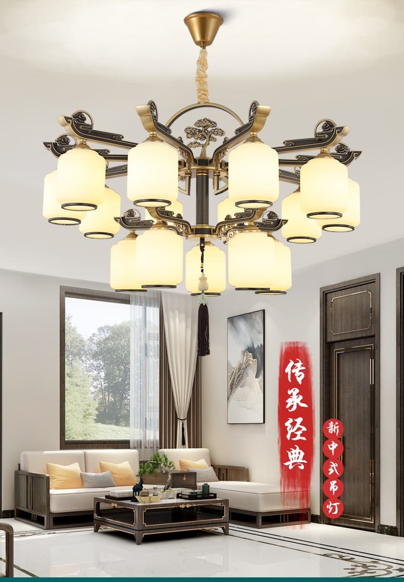 Zinc Alloy + Salamin na Lampshade