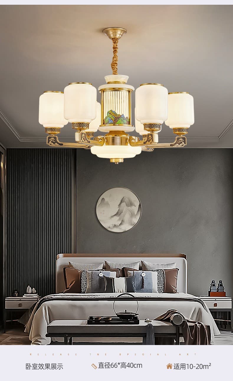 8855 tanso + glass fan light