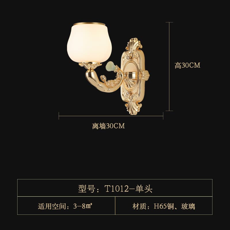 WT-T1012-1 Chụp đèn thủy tinh