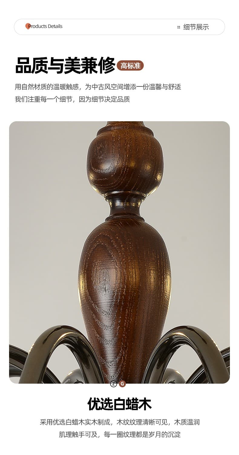 Vintage na Pendant Light LSY-3630