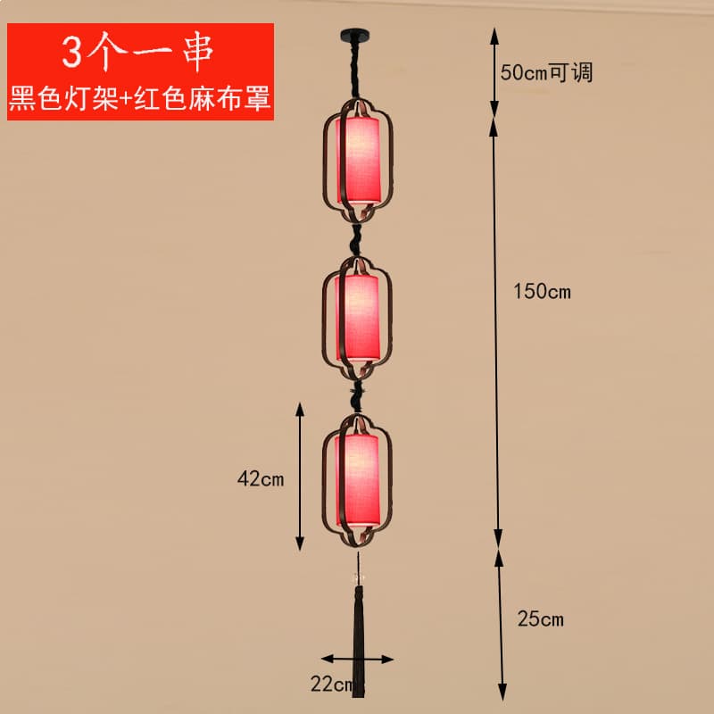 3 chuỗi đỏ + đen