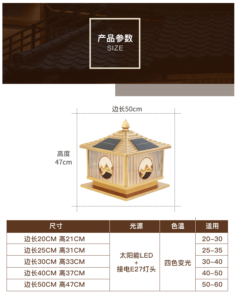 Đèn trụ nhôm LTJ-LC-09