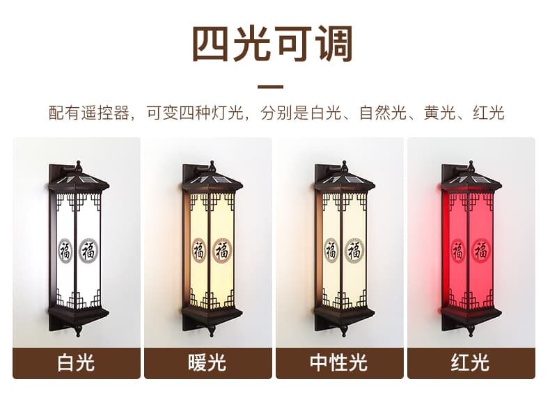 Solar / Mains Wall Light