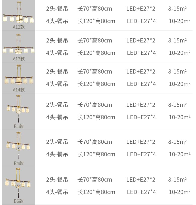 8871 Dining Chandelier