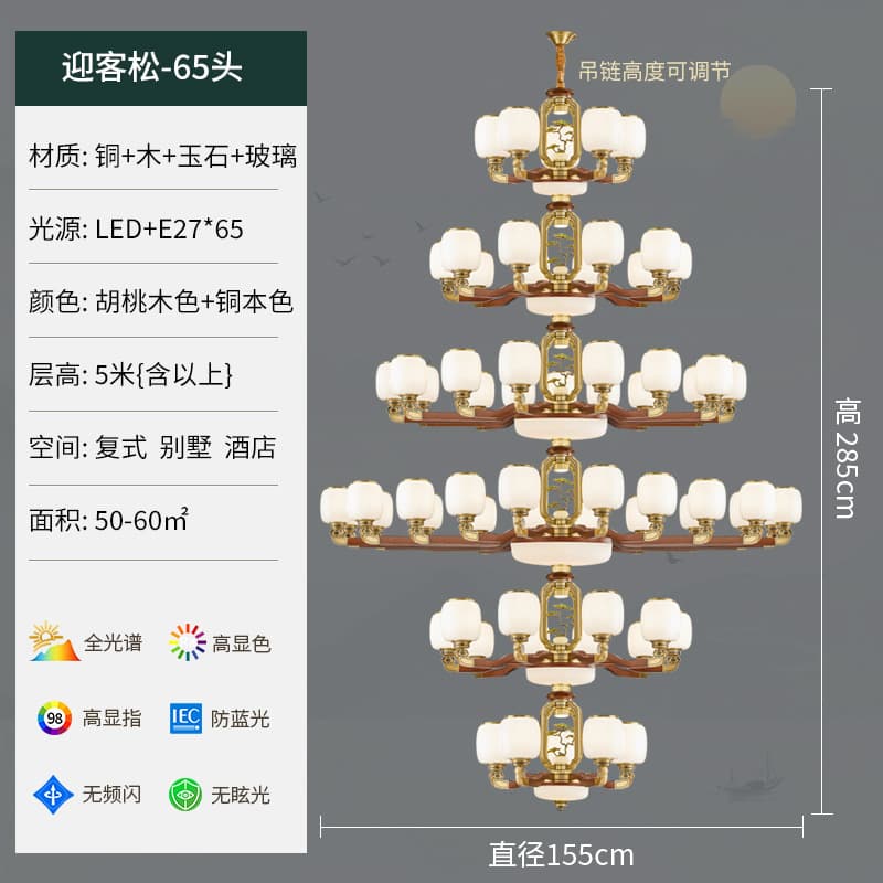 8312-5+10+20+15+10+5 Glass Lampshade