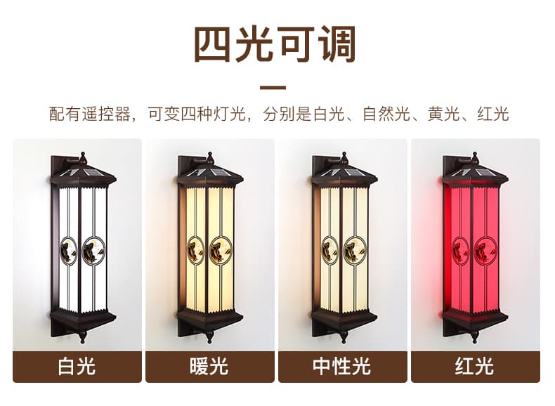 Solar / Mains Wall Light