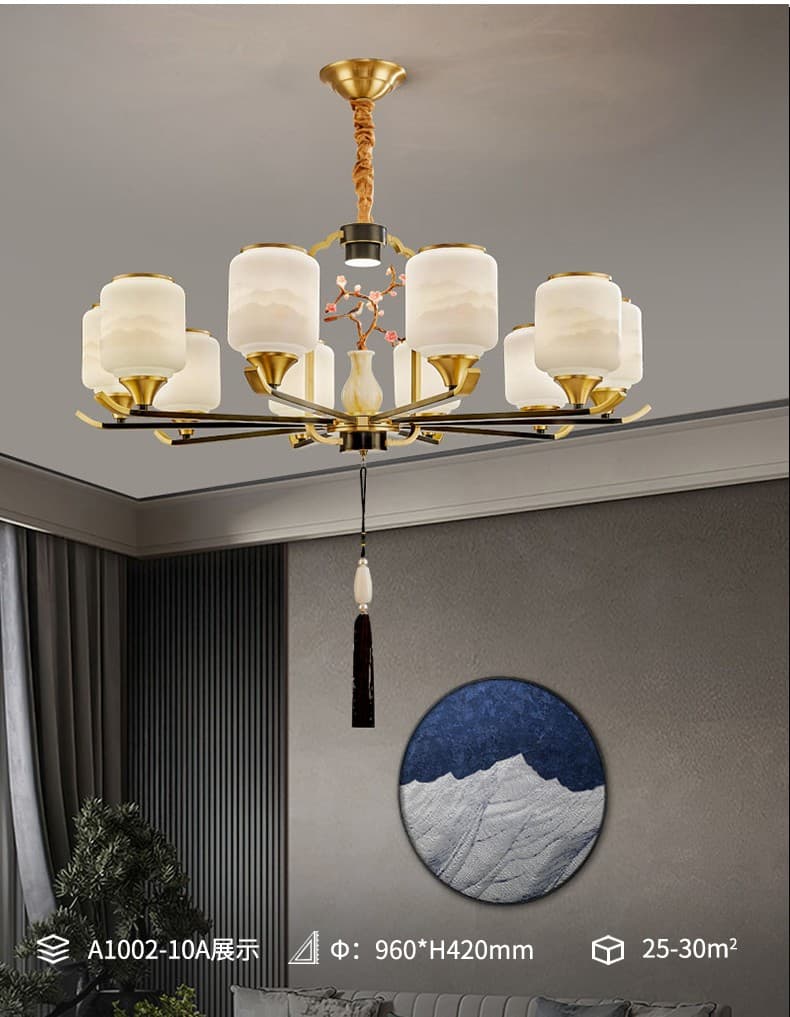 All-Copper Chandelier