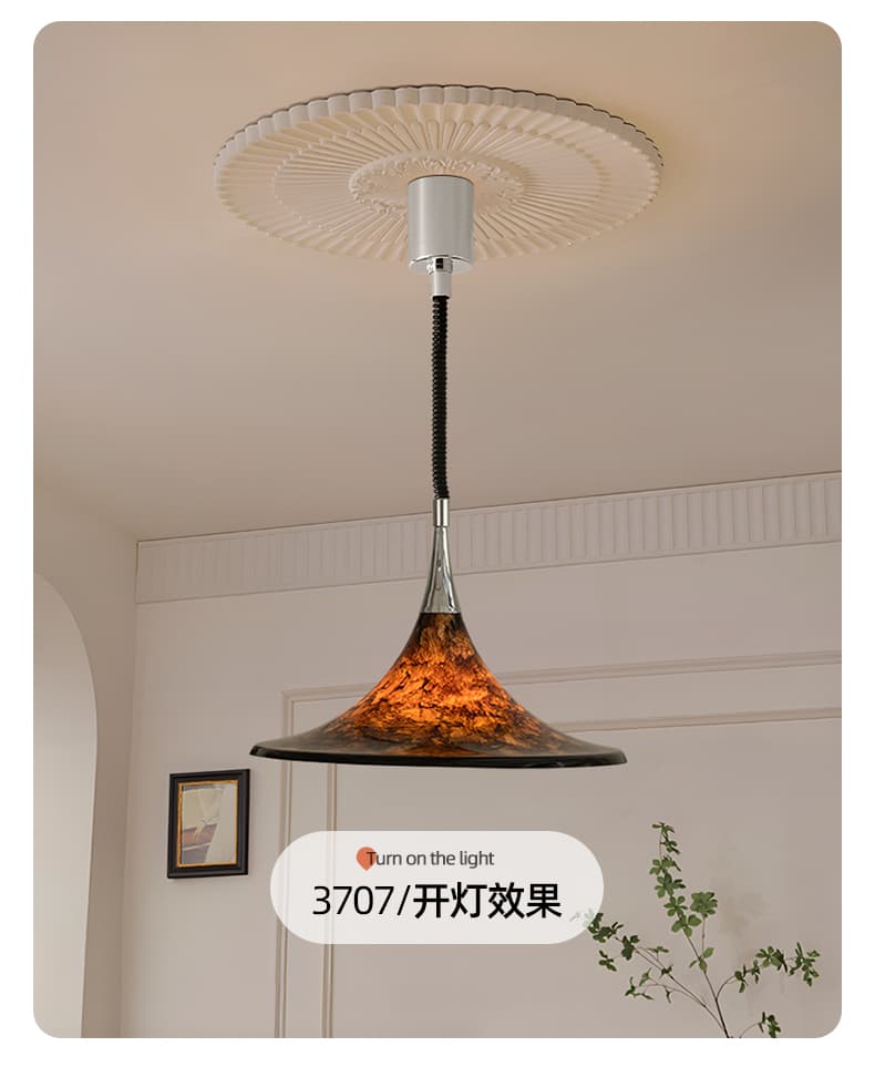 Vintage na Pendant Light LSY-3707