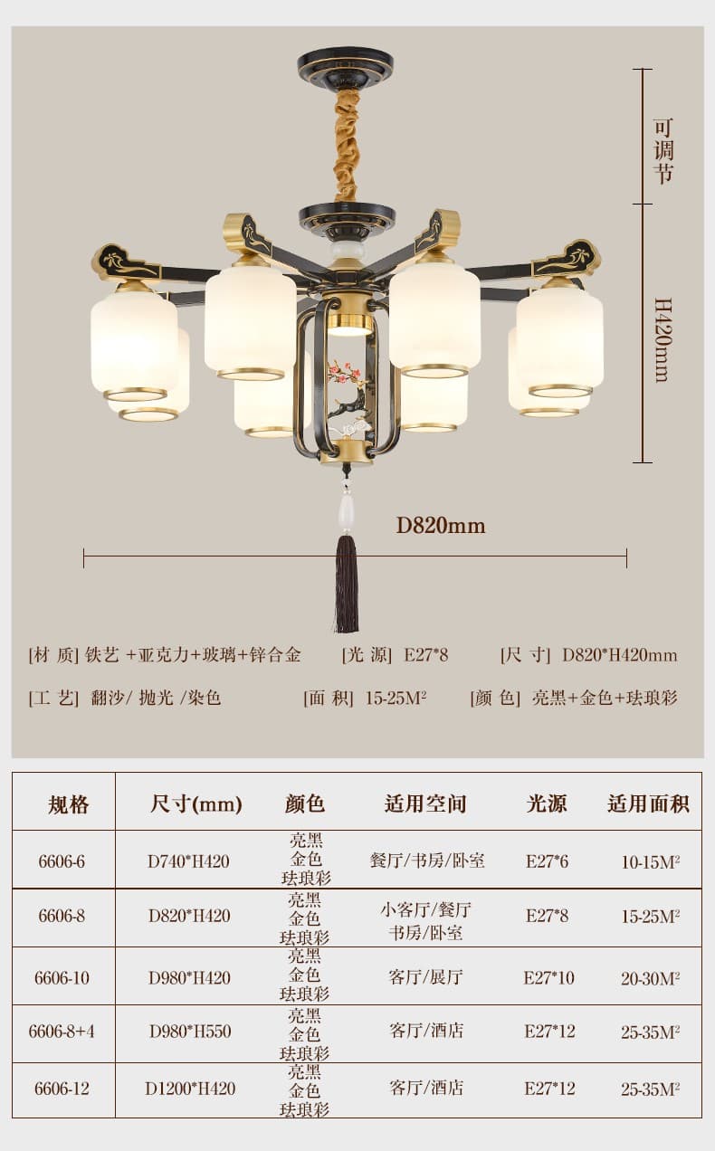 Đèn chùm sắt