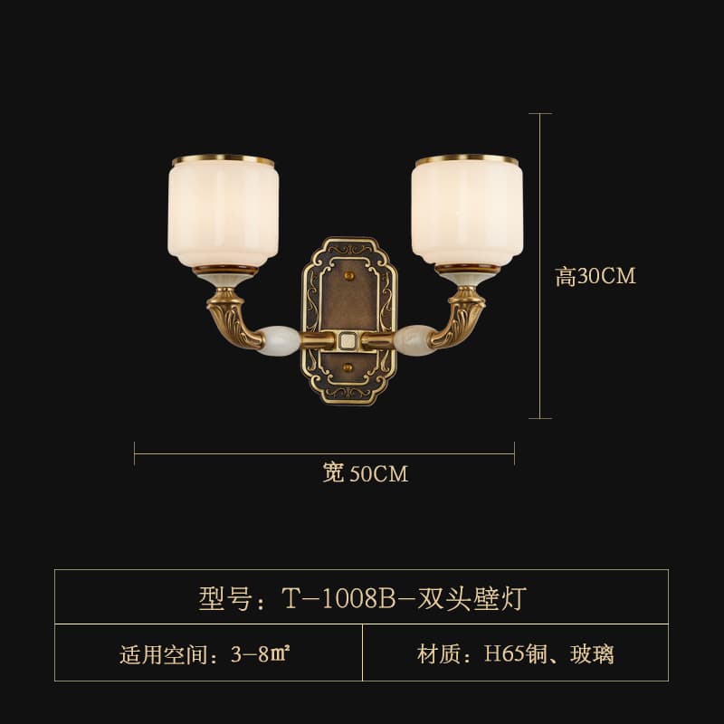 WT-T1008-2 Chụp đèn thủy tinh