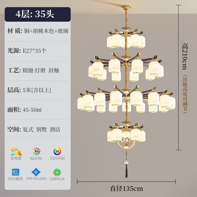 8872-5+10+15+5 Landscape Lampshade