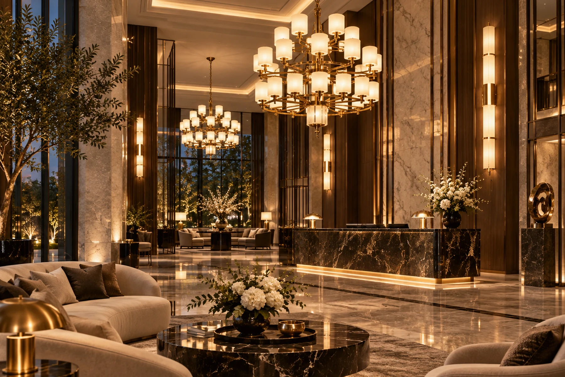 Hospitality decorative lighting